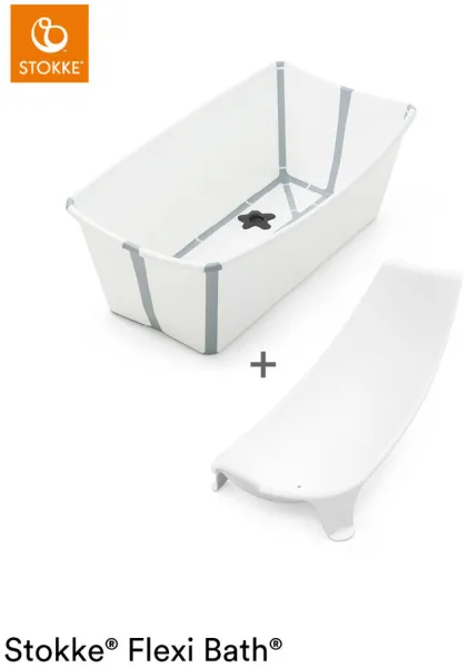 Flexi Bath and Newborn Support - white
