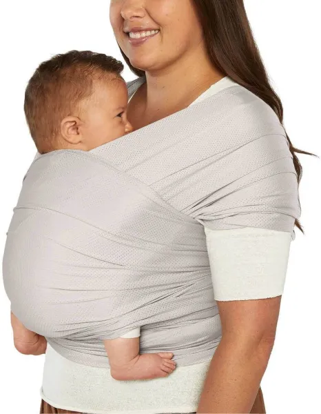 Aura Mesh Stretch Wrap - Soft Grey