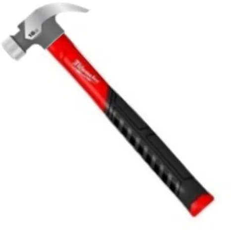 Milwaukee Curved Claw Hammer Fibreglass 450g