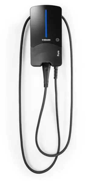 Webasto Pure Charging Box 11 kW Type 2 Black Edition with 7 m cable - Integrated Type B residual current device