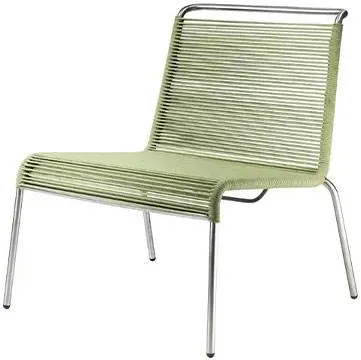 FDB Møbler M20L Teglgård lounge cord chair - Green