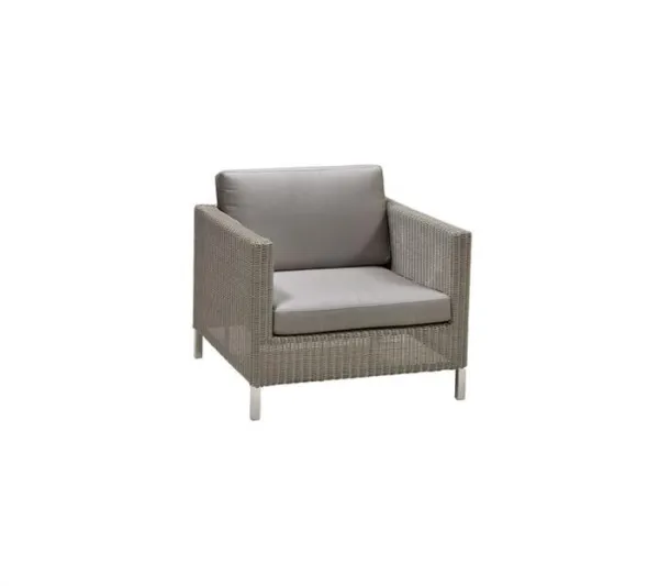Cane-Line Connect lounge chair - taupe, cushion in taupe