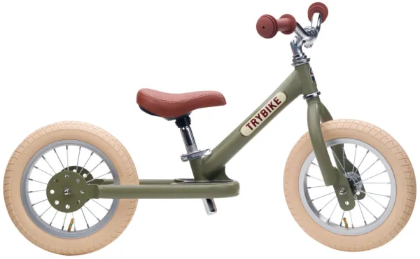 Balance bike, 2-wheeled, Vintage green