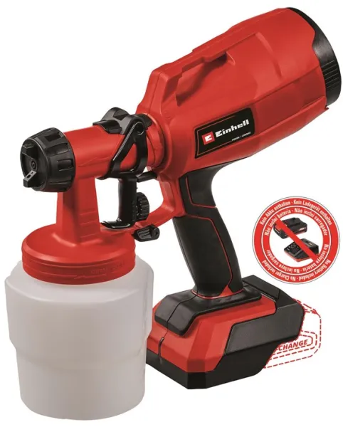 Einhell TC-SY 18/60 Li cordless paint sprayer 18 volt w/o battery and charger
