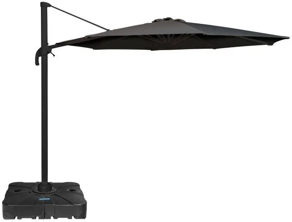 Roma parasol with rotation dark grey 3m