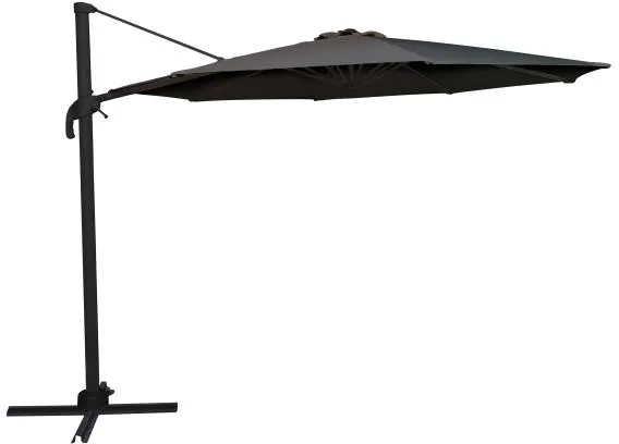Roma parasol with rotation grey 3m