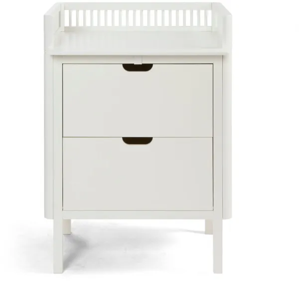Changing table with drawers - white FSC®