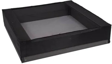 Nordic Play Sandbox Net, 120 x 120 x 20 cm, black