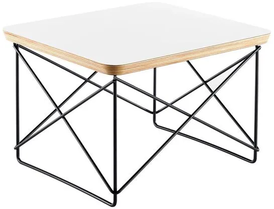 Vitra Occasional LTR Bedside Table White/Black