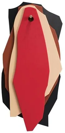 Valerie Objects Cutting Board/Wall Mount Black/Brown/Pink/Red