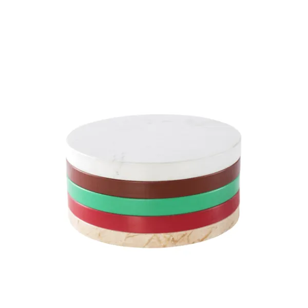 Valerie Objects Five Circles Cutting Board/Placemat Set E Multicoloured