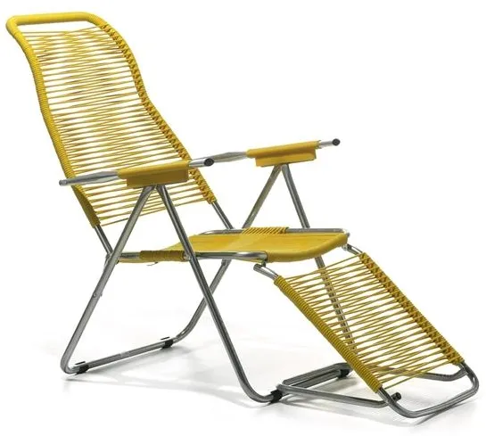 Fiam Spaghetti Sun Lounger Yellow