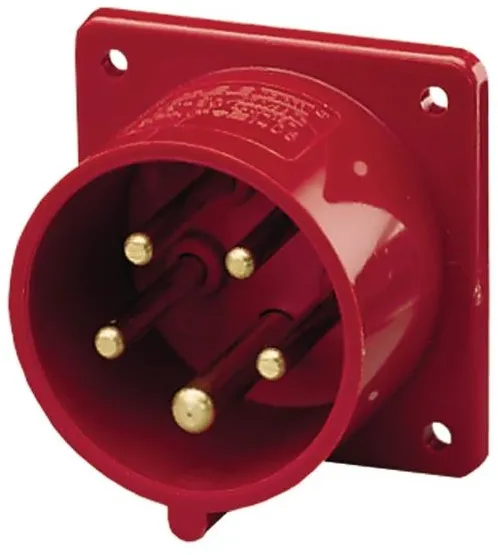 Mennekes CEE appliance inlet 5-pole 16A 400V IP44 6H