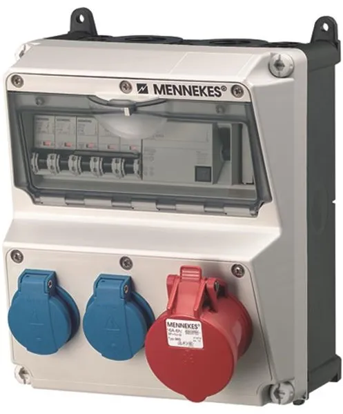 Mennekes AMAXX panel schuko 5-pole 16Aol IP44
