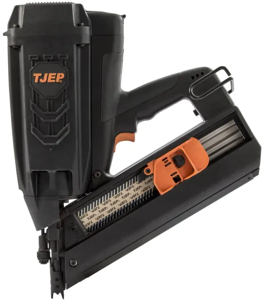 TJEP GRF Nail Gun 34/100 Excellent GAS, with 2 Li-Ion batteries and charger