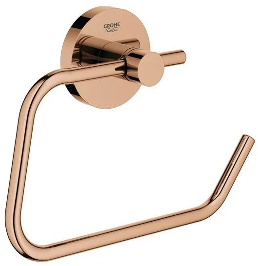 Grohe Essentials toilet paper holder, polished warm sunset